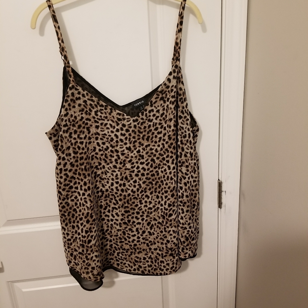 Gorgeous Leapord Swing Cami from Torrid 2x